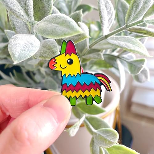 Enamel Pin for Backpack, Bag, Lapel, Kawaii Button Collector - style: Pinata