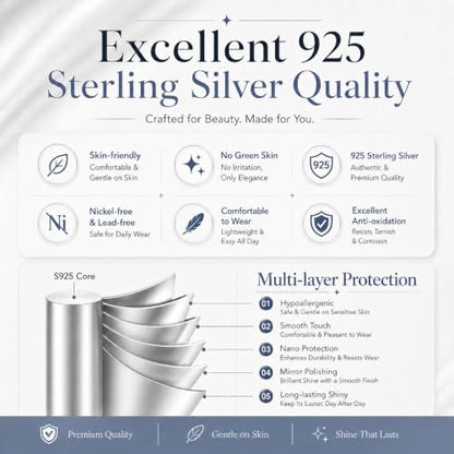 18k Gold Plated 925 Sterling Silver Chain Necklace for Women,3.0mm Thin Sturdy Paperclip Chain, Layering Necklace Tarnish Resistant Dainty Jewelry Gift 18/20/22/24/26 Inch - color: Silver, size: 18 Inch