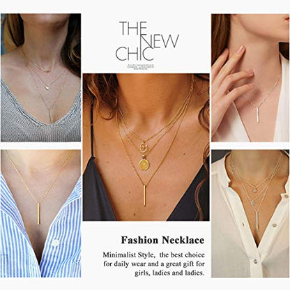 ChicSilver Customizable Vertical Bar Pendant Necklace 925 Sterling Silver Y Necklace Simple Fashion Jewelry Gifts for Women - style: B. 2mm Vertical Bar-Gold Engraving