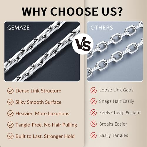 1.3mm Snake Chain 925 Sterling Silver 14K Gold Plated Chain Necklace for Women, Non-Tarnish, Tangle-Free, Silky-Smooth, Gift-Ready Luxury Chain - color: Silver, size: 20 Inch