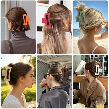laxizar 16 Pcs Hair Clips for Women 3.5 Inch Claw Clips Hair Accessories