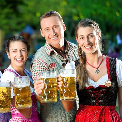 SANNIX 60Pcs Oktoberfest Pins, Bavarian Label Pins for Backpacks, 30 Styles | Beer Festival Brooch, Oktoberfest Party Favors, Badges for Clothes Bags Hats Accessories - style: Oktoberfest Pins