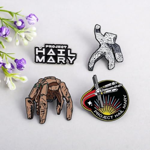 5PCS Butterfly Enamel Pins Set Skull Punk Lapel Pins Dark Evil Spirit Gothic for Men Women Jackets Backpack Personality Halloween Jewelry Accessories - color: 4PCS Project