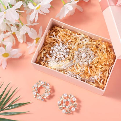 4pcs Brooches and Pins for Women, Flower Brooch, Crystal Pearl Brooch, for Women Fashion Accessories - style: Sunflower