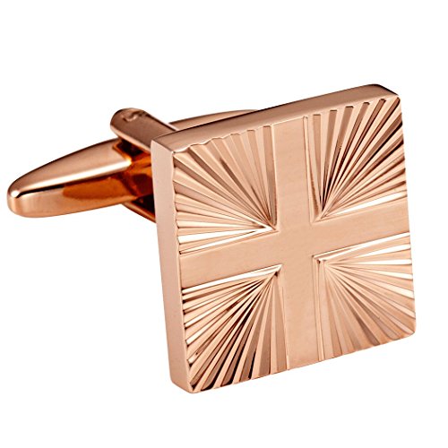Urban Jewelry Mens Stainless Steel Nautical Knot Cufflinks Formal Wear | Nautical Cufflinks Stainless Steel Rust Resistant Finish Formal Wear Essential Business Style Essential Design - color: Abstract Cross Pattern Cufflinks