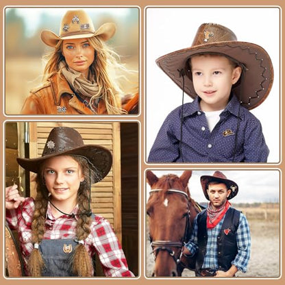 Landical 60 Pcs Western Lapel Enamel Pins Bulk Silly Goose Derby Horse Camping Coastal Cowgirl Cowboy Hat Pins for Clothing Bag Truck Hat Decor Jewelry Party Favors Gift - style: Cowboy