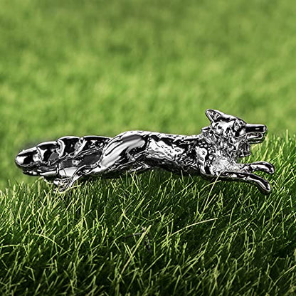 HAWSON 2 inch Tie Clip for Men-Novelty Sport Necktie Bar Clip,Tie Pin,Special Interesting Gift for Men - style: Fox