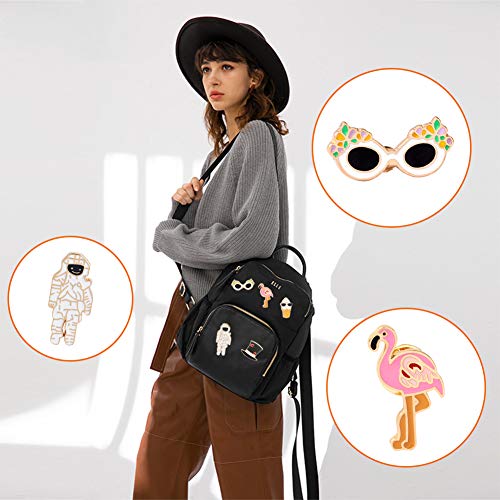 EuTengHao 25 Pieces Cute Enamel Lapel Pin Set Cartoon Brooch Pin Badges Brooch Pins for Clothing Bags Jackets Accessories Supplies DIY Crafts