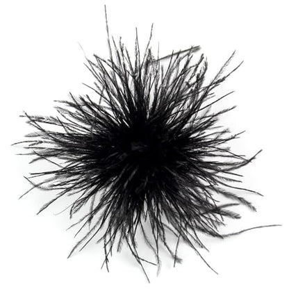 Dainty Feather Flower Large Brooch Pin for Women Men Elegant Oversized Floral Lapel Pins Shawl Dress Suit Clothes Accessories Wedding Party Dance Banquet Fashion Jewelry 150mm