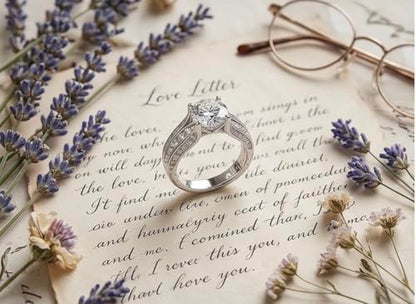 Trendy Women's Eternity Proposal Ring | Shiny Cubic Zirconia Inlaid Fashion Finger Jewelry - color: Silver