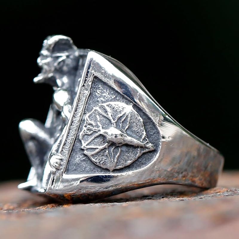 2023 Skull Ring Cool Evil Death Punk Rock Stainless Steel Rings Aly Style Jewelry - style: R117