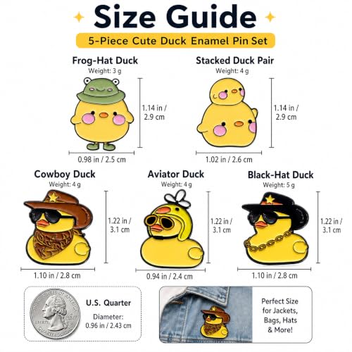 Cute Enamel Pin Sets for Backpacks and Jackets - color: JH-118
