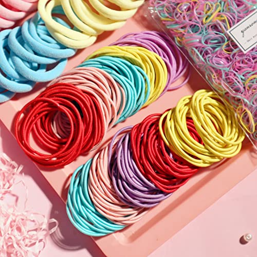 YANRONG 1159PCS Hair Accessories for Woman Set Seamless Ponytail Holders Variety Hair Scrunchies Hair Bands Scrunchy Hair Ties For Thick and Curly (Multicolour) - color: Multicolour
