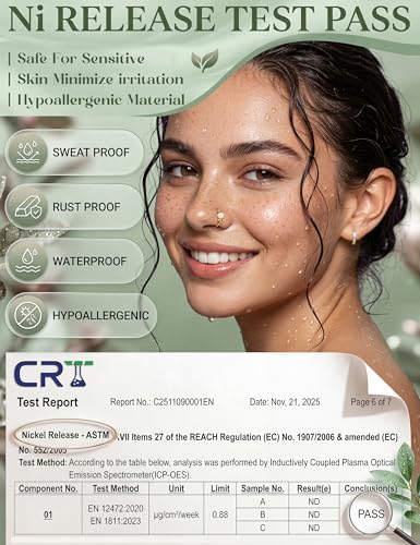 Fansilver 18G/20G Nose Rings for Women Hypoallergenic Stainless Steel | Threaded Horseshoe Hoops & L/S Shaped Nose Studs with CZ Opal Dainty Lip Tragus Helix Nostril Piercing Jewelry Set