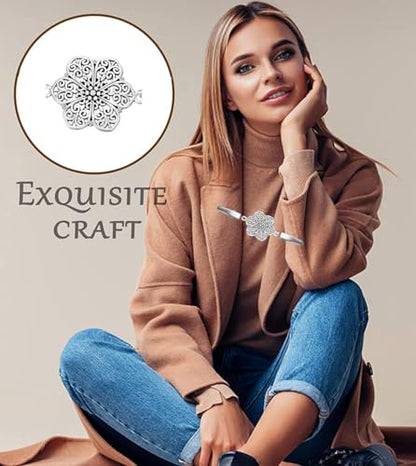 Vintage Sweater Clips Shawl Dresses Shirt Clips Retro Cardigan Collar Chain Clips Brooch Pins for Women - style: Style 12