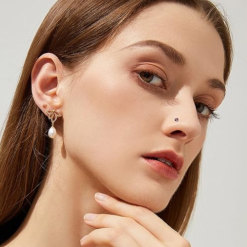 36-44 Pcs 18G 20G Nose Rings Studs Nose Rings for Women Nose Piercings Jewelry Surgical Stainless Steel Nose Studs Moon Star Heart Butterfly Hypoallergenic Body Piercing Jewelry for Women Men - color: 18G Colorful D-Straight- 40 Pcs
