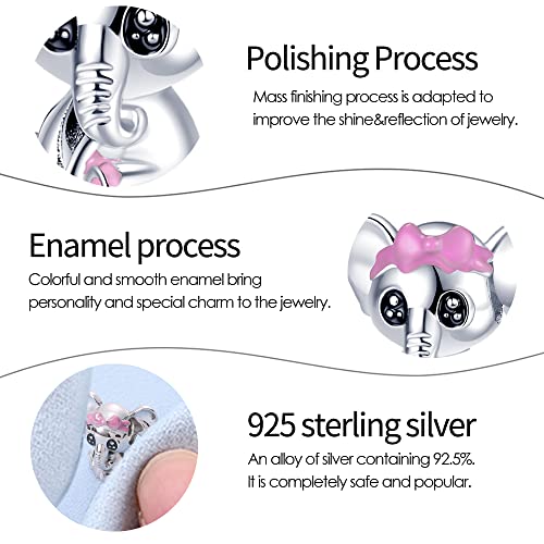 Pandach Animal Charm Bead fits Charms Bracelets for Woman-925 Sterling Silver Dangle Pendant Bead,Jewelry Beads Gifts for Women Bracelet&Necklace - style: Unicorn Charm