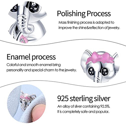 Pandach Animal Charm Bead fits Charms Bracelets for Woman-925 Sterling Silver Dangle Pendant Bead,Jewelry Beads Gifts for Women Bracelet&Necklace - style: Unicorn Charm