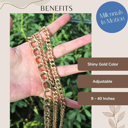 Millennials In Motion Designer Belt - color: Gold Layered