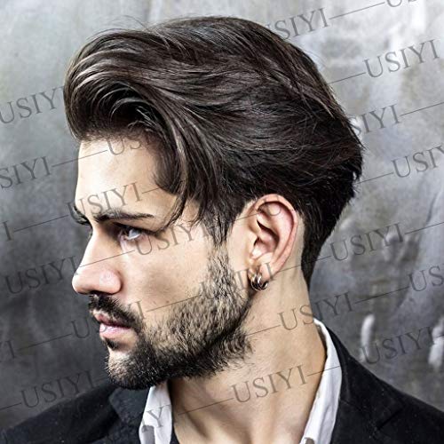 Stainless Steel Hoop Earrings for Men - Hinged Hoop Huggie Piercing Earrings Set For Men Women, Hypoallergenic Lobes Small Round Earrings - color: 3 Color Inner Diameter 0.39" (10MM)