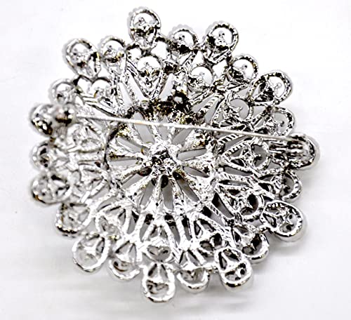 Belagio Enterprises 2 1/2-Inch Rhinestone Brooch | BW-171-182 - size: 2-1/2-Inch, style: BW-130