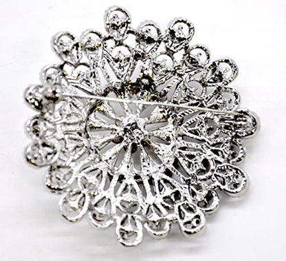 Belagio Enterprises 2 1/2-Inch Rhinestone Brooch | BW-171-182 - size: 2-1/2-Inch, style: BW-130