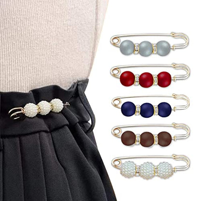 Fashion Pearl Brooch, Sweater Shawl Pearl Pin, Elegant and Fashionable | Enhance your Temperament, Suitable for a Variety of Occasions to Wear, Mixed color - color: Mixed color