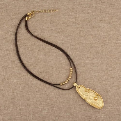 Chunky Pendant Necklace for Women Vintage Boho Necklaces Choker Layered Statement Necklaces Bohemian Jewlery Gifts - style: Boho Pendant Necklace Women