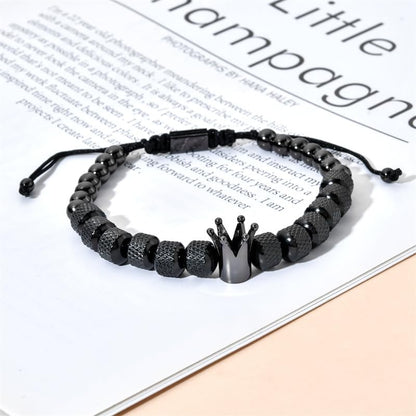 Vintage Stackable Bead Bracelet Set For Men Women Handmade Bohemian Style Multilayer Adjustable Elastic Bead Bracelet Fashion Punk Jewerly Gift - style: Style 9