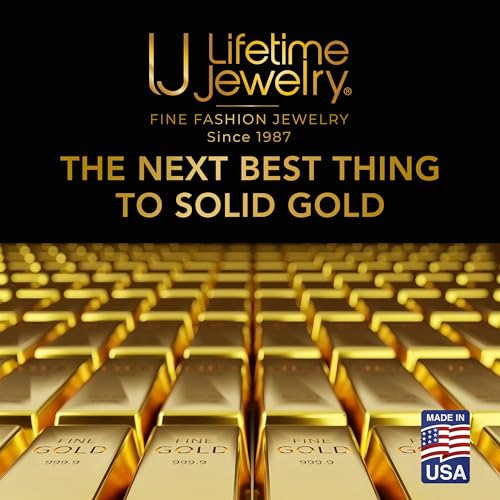 LIFETIME JEWELRY Polishing Cloth New and Improved Professional Cleaner for Gold or Rhodium Plated Jewelry Comes in Plastic Storage Pouch 5 x 6 Inches