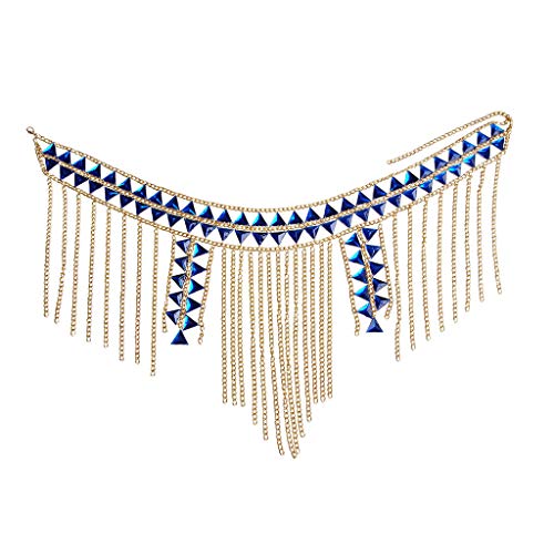 Women's Sexy Suit Body Chain - color: F-Gold Colour