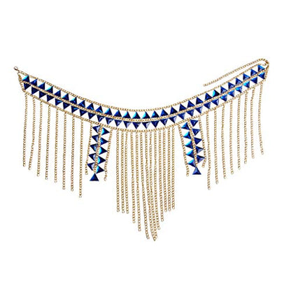 Women's Sexy Suit Body Chain - color: F-Gold Colour