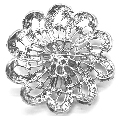 Belagio Enterprises 2 1/2-Inch Rhinestone Brooch | BW-171-182 - size: 2-1/2-Inch, style: BW-147