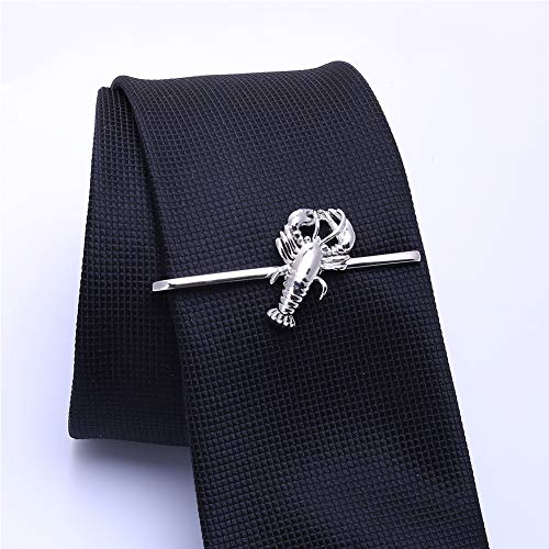 HAWSON 2 inch/ 2.2 inch Tie Clip for Men, Novelty Tie Bar Clip for Men and Boys, Interesting Tie Clip for Party - color: Lobster