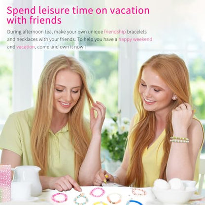 Friendship Bracelet Making Kit 96 Colors, 900pcs Letter Beads, 100pcs Number Bead, Gold Silver Spacer Charms for Concert Bracelets Jewelry Craft | 900pcs Letter Beads, 100pcs Number Bead, Gold Silver Spacer Charms for Concert Bracelets Jewelry Craft - col