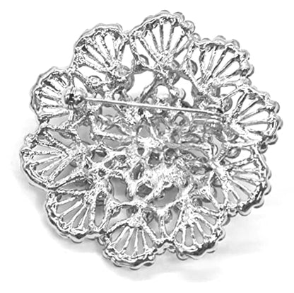 Belagio Enterprises 2 1/2-Inch Rhinestone Brooch | BW-171-182 - size: 2-1/2-Inch, style: BW-135