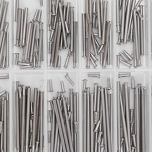 Tiiyee Watch Split Pin, Tube Friction Strap Pressure Bars Pins Rivet Ends | Watch Repair Kit Pins Rivet Ends Watchband Link Cotter Tools for Watchmaker Band Clasp Straps Buckles Repair Shop Replacement
