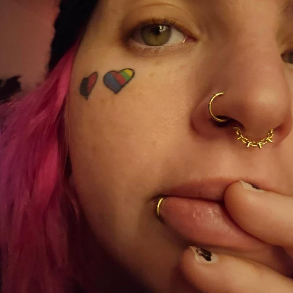 16G Septum Ring Hinged Septum Clicker Nose Ring Septum Piercing Jewelry - color: Spikes-gold, size: 10mm