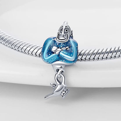 LIGHTDOG 925 Sterling Silver Charms for Bracelets Necklaces Dangle Pendants Beads Charms Fits Pandora Charms Bracelets Jewelry Holidays Gift for Women - style: Cartoon characters and teapots Charm