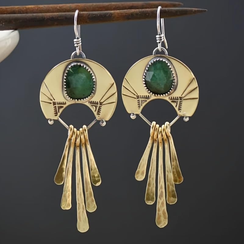 Retro Exaggerated Drop Earrings Personality Vintage Carved Dangle Earrings Daily Accessories Party Valentine's Day Jewelry Gifts for Women - style: Retro Style 11