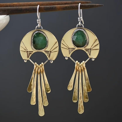 Retro Exaggerated Drop Earrings Personality Vintage Carved Dangle Earrings Daily Accessories Party Valentine's Day Jewelry Gifts for Women - style: Retro Style 11