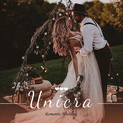 Unicra Flower Bride Wedding Hair Comb Leaf Rose Gold Bridal Headpiece Pearl Hair Accessories Crystal Hair Piece Jewelry for Women (C Rose Gold) - color: C Rose Gold