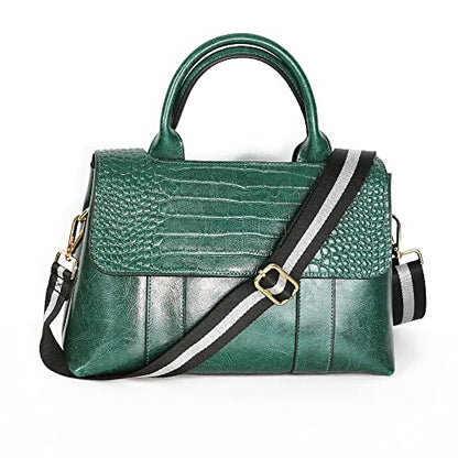 Kolti Purse Strap Replacement Crossbody Handbag Stripe Wide Adjustable - color: Gold Buckle-220