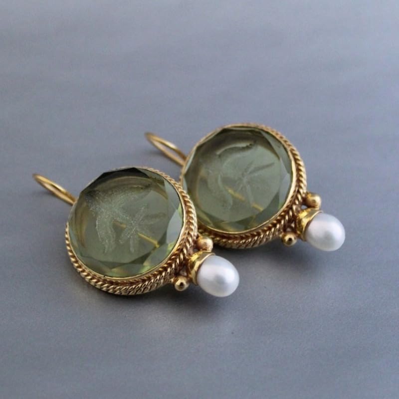 Retro Exaggerated Drop Earrings Personality Vintage Carved Dangle Earrings Daily Accessories Party Valentine's Day Jewelry Gifts for Women - style: Retro Style 5