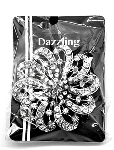 Belagio Enterprises 2 1/2-Inch Rhinestone Brooch | BW-171-182 - size: 2-1/2-Inch, style: BW-147
