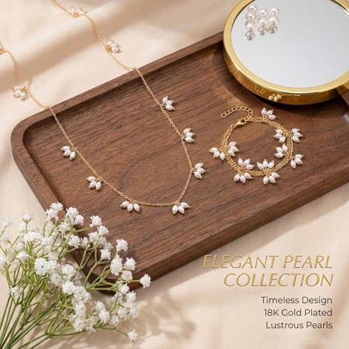 Dainty Prom Lariat Necklace 14k Gold Y Long Pearl Necklaces for Women Costume Accessories Jewelry Gifts - color: Silver