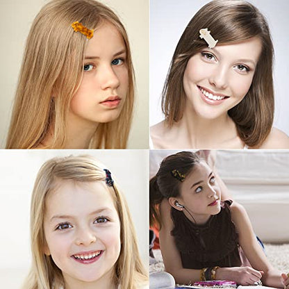8 Pcs Cat Hair Clips Cute Small Cat Barrettes Fashion Kitty Hair Clips Sweet Cat Acrylic Resin Clips for Girl Teen Women
