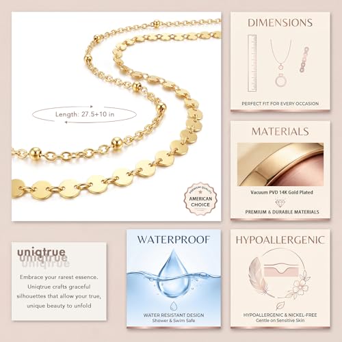 Layered Waist Chain for Women Waterproof, 14K Gold/Silver Plated Belly Chain Belt Waist Beads Chain Herringbone Snake Satellite Body Chain Beach Summer Fashion Jewelry Gift - style: Style 3
