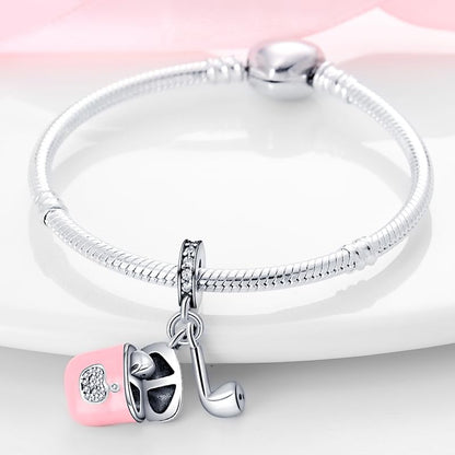 925 Sterling Silver Charms for Bracelets and Necklaces Beads Charms Jewelry Gift for Women - color: Headphones Charm