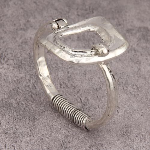 Chunky Bangle Bracelets for Women Cuff Bracelet Thick Gold Bangles Open Wide Arm Cuffs Bracelets Boho Jewelry - style: Cuff Bracelets